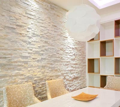 White Marble Split Face