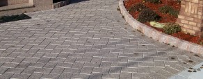 Outdoor Application of Granite Walking Road