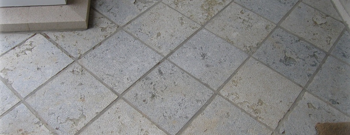 Limestone With Bushhammered Surface