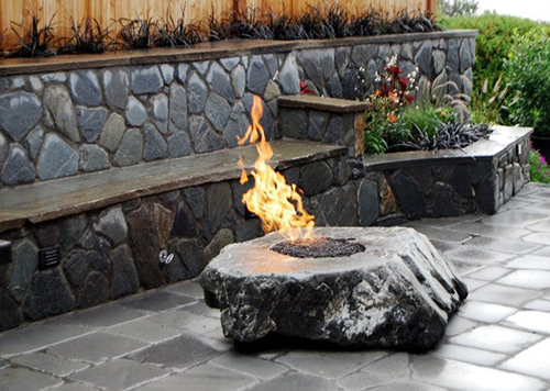 Basalt Fireplace