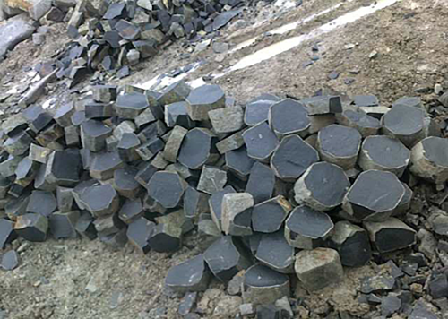 Sized Basalt Cubes