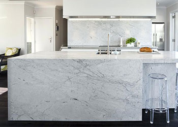 Bianco Carrara Marble Countertop