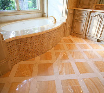 Orange Onyx Flooring