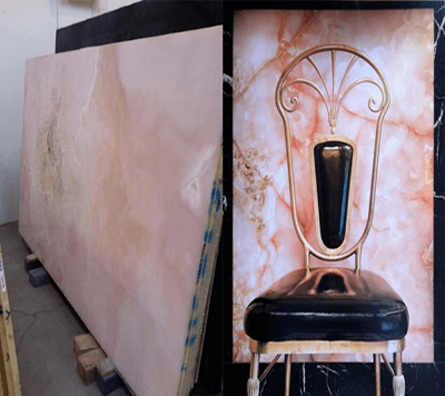 Pink Onyx Wall Cladding