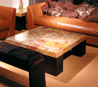 Snowy Onyx Coffee Table