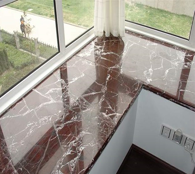 rosso levanto marble window sill