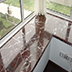 rosso levanto marble window sill