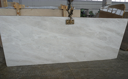 silver white marble