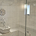 afyon white billur marble bathroom application