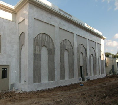 turkish silver white marble cladding