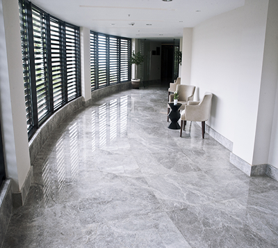 Tundra Grey Marble Flooring