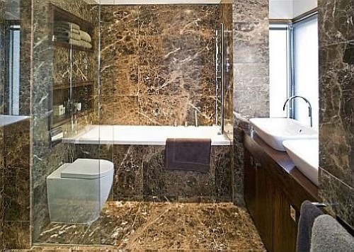 turkish dark emperador marble wall cladding