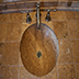 Sink With Chocolate Travertine