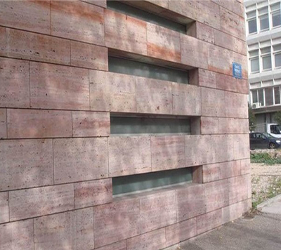 Pink Travertine Wall Cladding