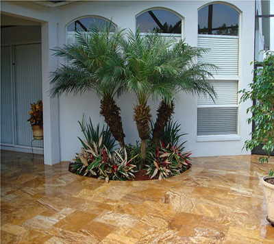 Polished Yellow Travertine Flooring