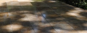 Travertine Outdoor Flooring Application