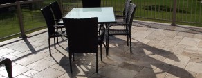 Travertine Outdoor Flooring Application