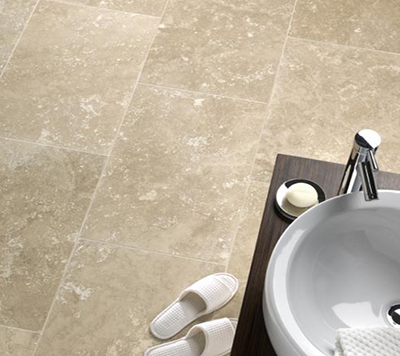 Honed Medium Travertine Flooring