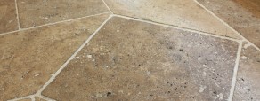 Noche Travertine Flooring Application