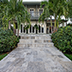 Silver Travertine Villa and Building Entrance