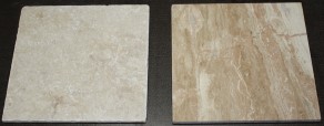 Cross-Cut and Vein-Cut Travertine