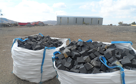 Black Basalt Cobble Stone