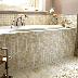 mozaik traverten banyo uygulama