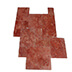Kırmızı Traverten Pattern Set