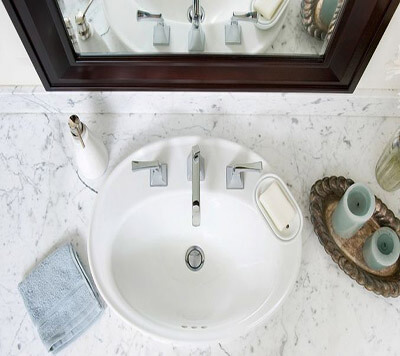 Bianco Carrara-Gioia-Mermer-Banyo-Tezgah-Uygulama