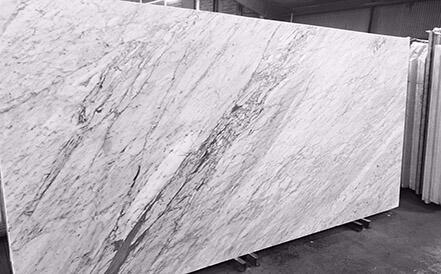 Bianco Carrara Venato Mermer